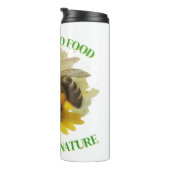 No Bees No Food – Protect Nature Thermobecher Thermosbecher (Nach rechts gedreht)