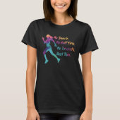 No Bench No Halftime , Marathon runner  running T-Shirt (Vorderseite)