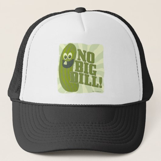 No Big Dill Truckerkappe (Vorderseite)