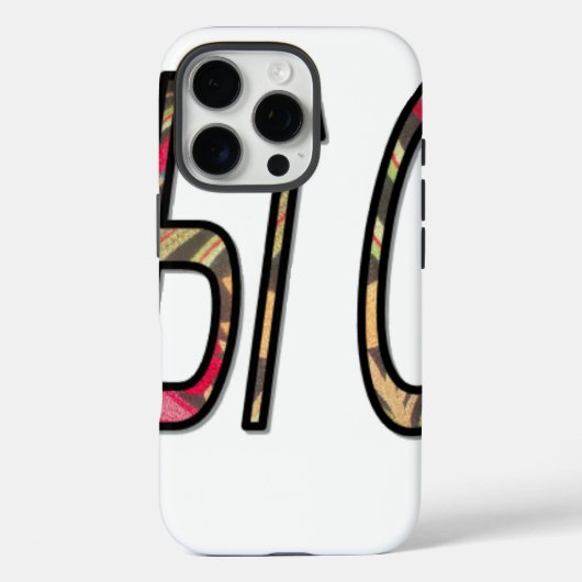 "No Bigiji" Textkunst drucken Case-Mate iPhone Hülle (Rückseite)