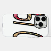 "No Bigiji" Textkunst drucken Case-Mate iPhone Hülle (Rückseite (Horizontal))