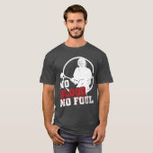 No Blood No Foul Lacrosse Lax T - Shirt (Vorne ganz)