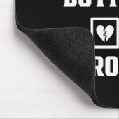 No Boyfriend No Problem Sarcasm Valentine Valentin Mousepad (Ecke)