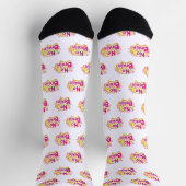 No Brain Funny Slogan Socken (Oben)