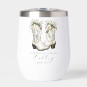 No Bride Rides Alone Floral Cowgirl Boots Custom (Vorderseite)