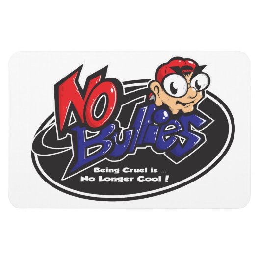No Bullies Magnet (Horizontal)