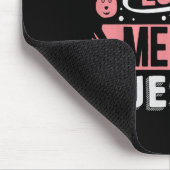 No Bunny Loves Me Like Jesus Premium Tri-blend Mousepad (Ecke)