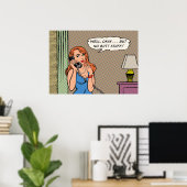 "No Butt Stuff“-Poster im Retro-Stil Poster (Heimbüro)