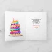 No Candles Funny Birthday Card Karte (Innenseite)