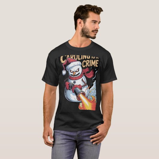 No Caroling Zone T-Shirt (Vorne ganz)