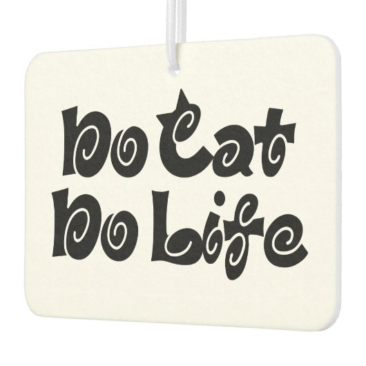 No Cat No Life Autolufterfrischer (Links)