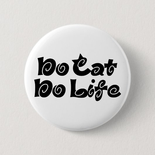 No Cat No Life Button (Vorderseite)