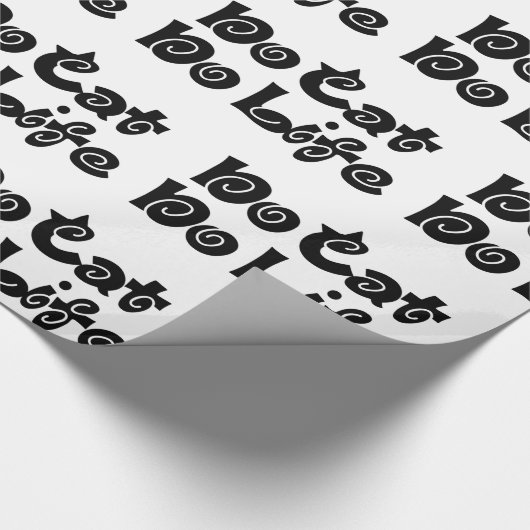 No Cat No Life Geschenkpapier (Ecke)