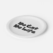 No Cat No Life Pappteller (Schrägansicht)