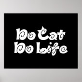 No Cat No Life Poster (Vorne)