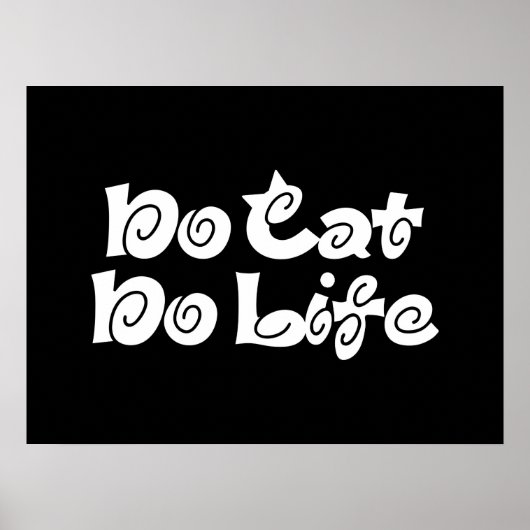 No Cat No Life Poster (Vorne)