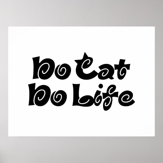 No Cat No Life Poster (Vorne)