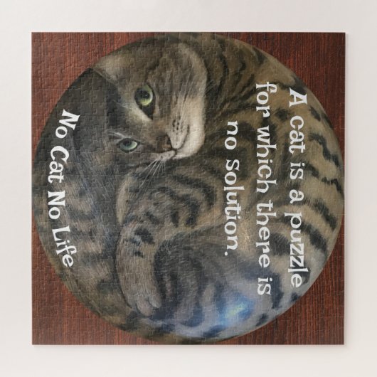 No Cat No Life Puzzle (Horizontal)