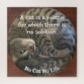 No Cat No Life Puzzle (Vertikal)