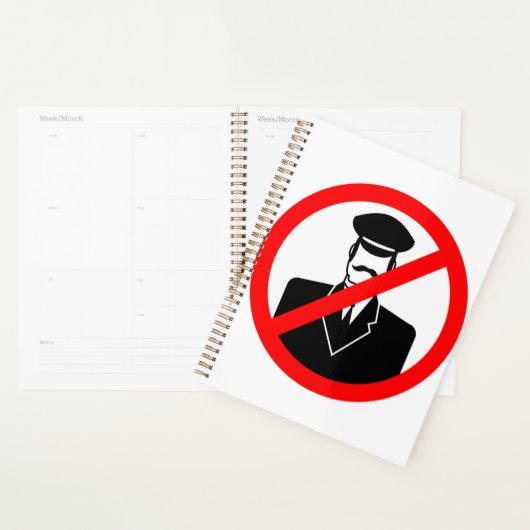 No Chauffeur Allowed Symbol Funny Warning Planer (Anzeige)