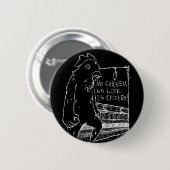 NO CHICKEN, NO LIFE. BUTTON (Vorne & Hinten)