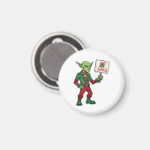 No Christmas – Rebel Alien Style Magnet (Vorderseite/Rückseite)