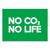 NO CO2 NO LIFE CARD (Vorderseite (Horizontal))
