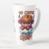 No Coffee Much Grumpy  Milchtasse (Rechte Ecke)