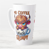 No Coffee Much Grumpy  Milchtasse (Linke Ecke)