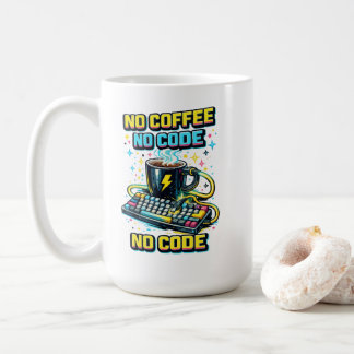 No Coffee No Code Kaffeetasse