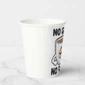 No Coffee, No Talkie Pappbecher (Rechts)