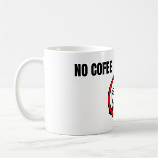 No Coffee No Trading Minimal Humor Design Kaffeetasse