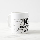 No Concentration Camps Coffee Mug Kaffeetasse (Vorderseite Links)
