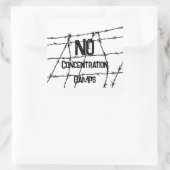 No Concentration Camps Sticker (Tasche)