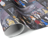 No Control Painting by Alfred Fox Geschenkpapier (Rolleneckpunkt)