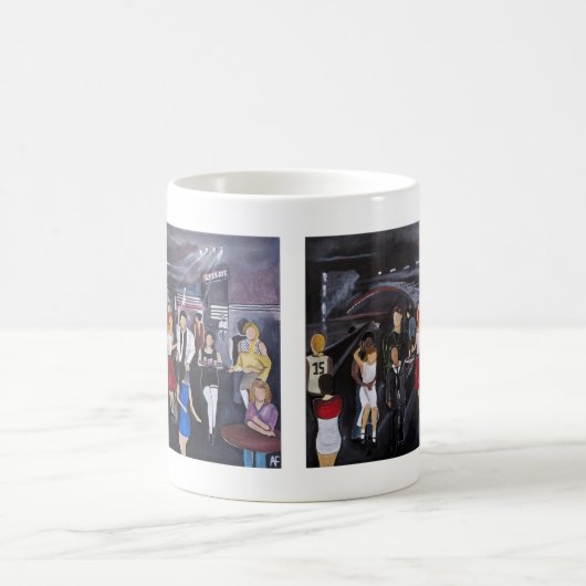 No Control Painting by Alfred Fox Kaffeetasse (Mittel)