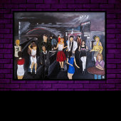 No Control Painting by Alfred Fox Leinwanddruck