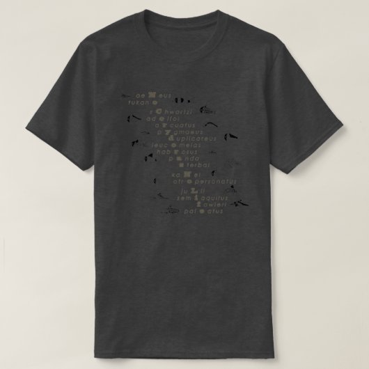 No Corydoras No LifeMonochrome ver T-Shirt (Design vorne)