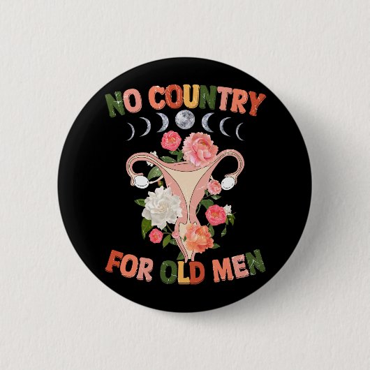 No Country For Old Men Button (Vorderseite)