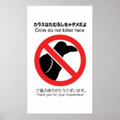 No Crow Poster (Vorne)