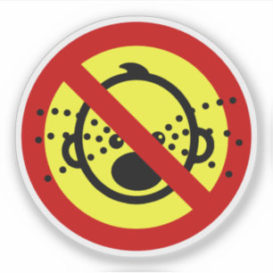 NO Cry Babys ⚠ thailändischer Flughafen ⚠ Aufkleber