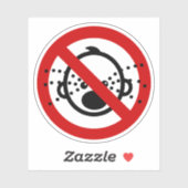 NO Cry Babys ⚠ thailändischer Flughafen ⚠ Aufkleber (Blatt)