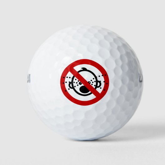NO Cry Babys ⚠ thailändischer Flughafen ⚠ Golfball (Vorderseite)