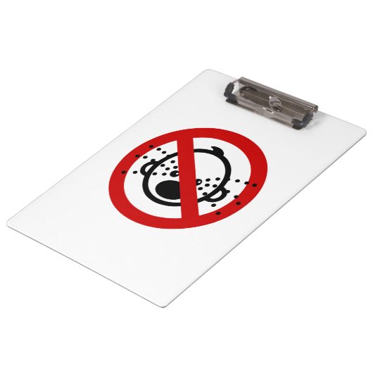 NO Cry Babys ⚠ thailändischer Flughafen ⚠ Klemmbrett (Schrägansicht)