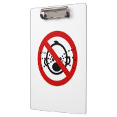 NO Cry Babys ⚠ thailändischer Flughafen ⚠ Klemmbrett (Links)