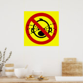 NO Cry Babys ⚠ thailändischer Flughafen ⚠ Poster (Küche)