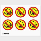 NO Cry Babys ⚠ thailändischer Flughafen ⚠ Runder Aufkleber (Blatt)