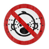 NO Cry Babys ⚠ thailändischer Flughafen ⚠ Schneidebrett (Vorderseite)