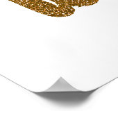 "No Day but Today" - Motivierend Zitatposter Poster (Ecke)