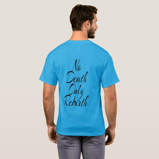 No Death Only Rebirth BASIC DARK T SHIRT (Schwarz voll)